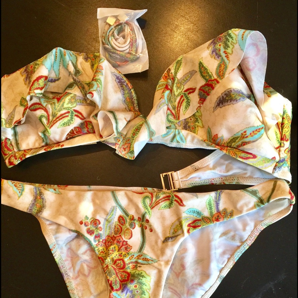 ZIMMERMANN floral bikini