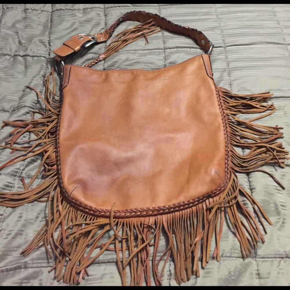Coach Vintage Handbag With Fringe