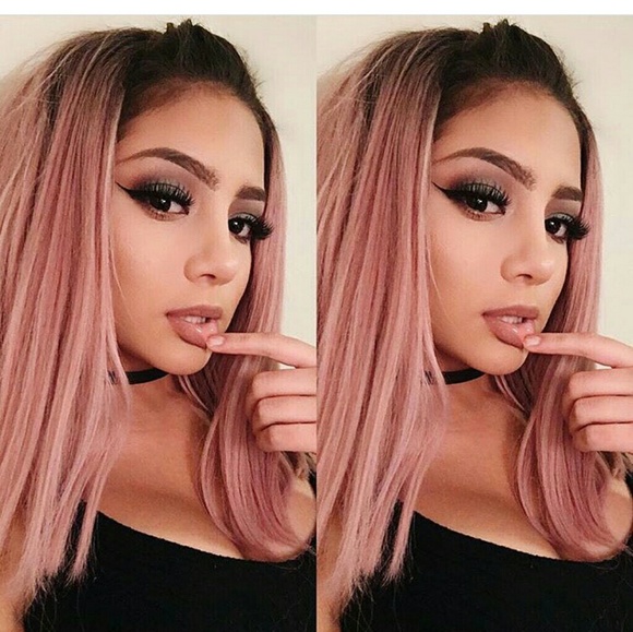 Ombre Pink Lacefront Wig