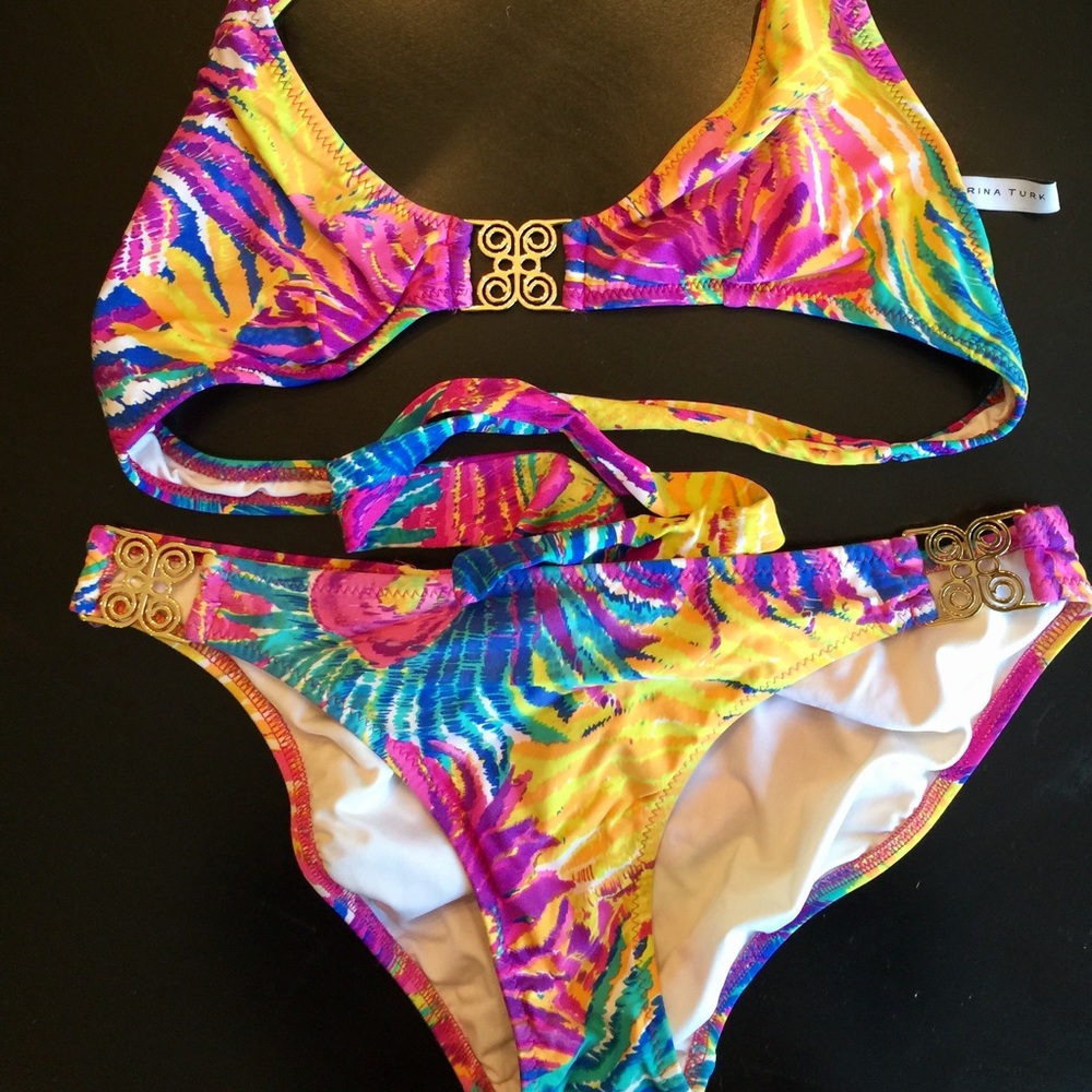 TRINA TURK colorful bikini