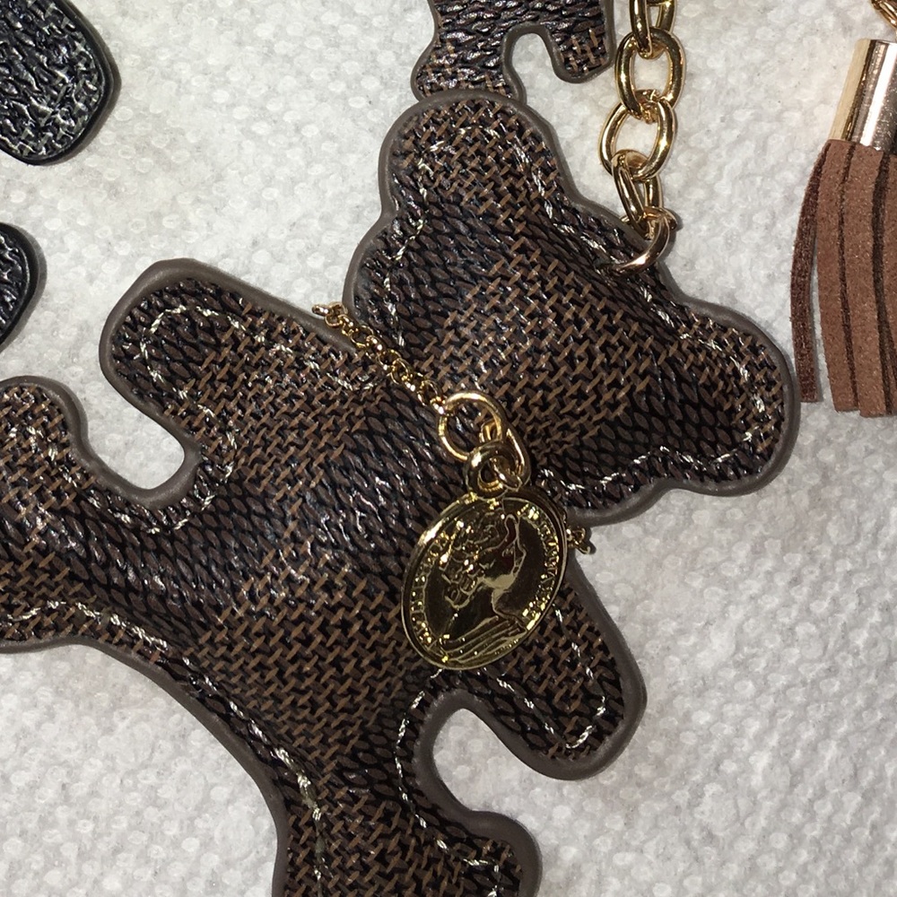 Brown teddy charm