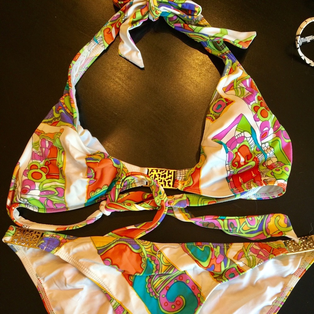 TRINA TURK colorful printed bikini