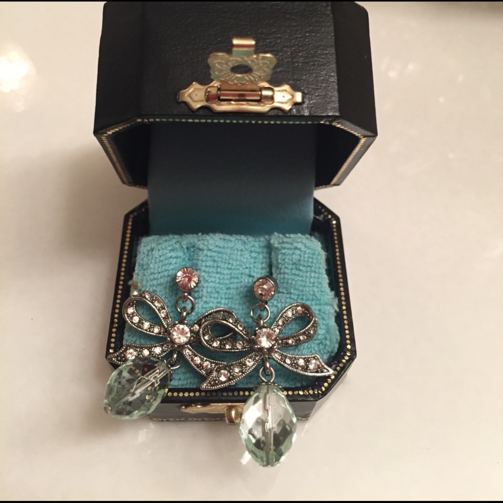 Juicy Couture Ribbon Jewel Earrings