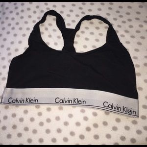 black calvin bra