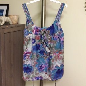 Anthropologie Silk Tank Top