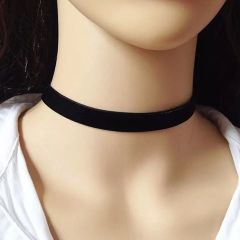 SET OF 2 CHOKER S TRENDY BOHO SUEDE LEATHER NEW - Picture 4 of 4