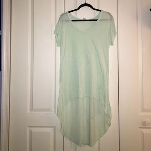 Sea foam Green Hugh to Low TShirt