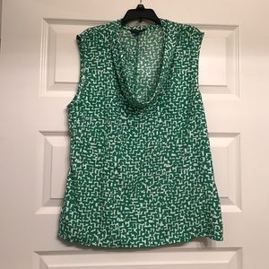 Banana Republic Cowl Neck Sleeveless Blouse