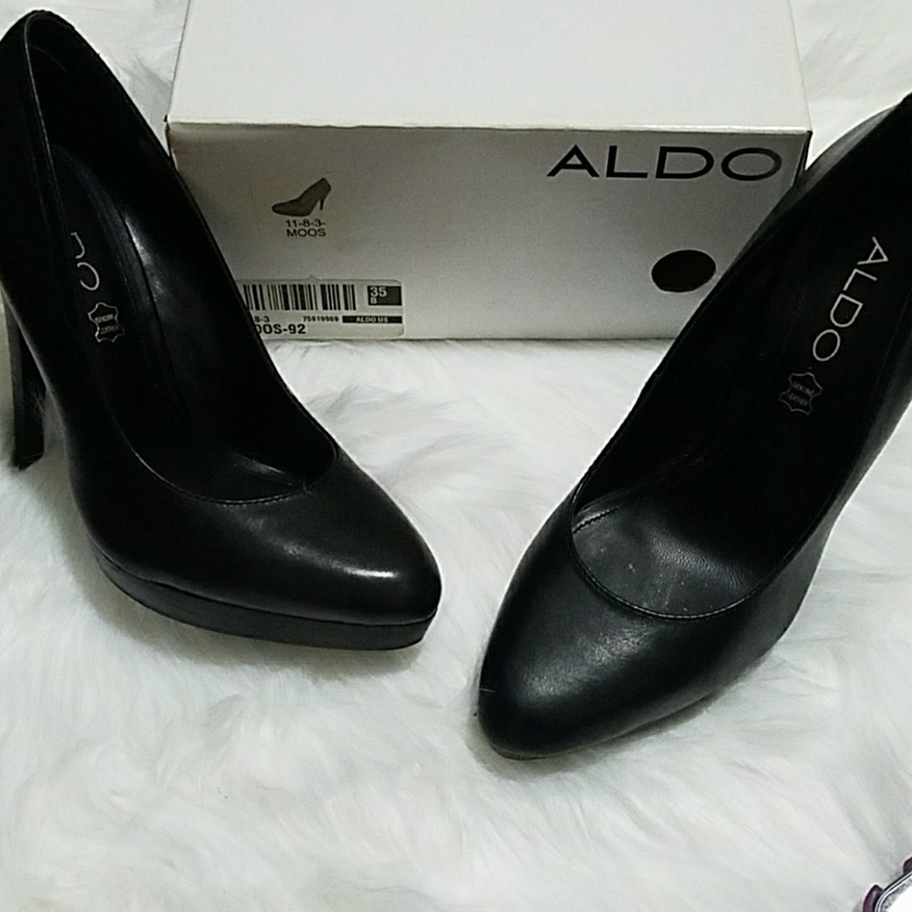 Black Aldo Pumps