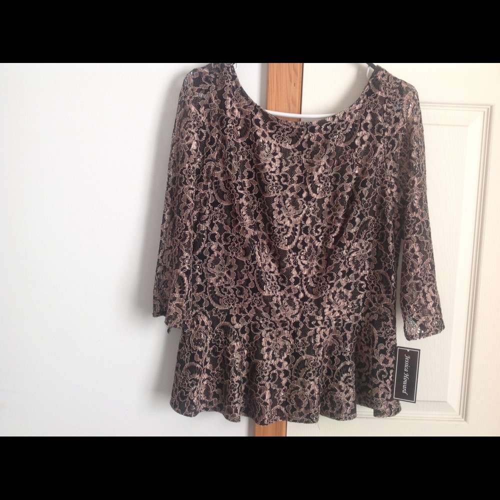 Beautiful peplum top!