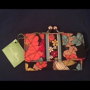 Vera Bradley Small Kisslock Wallet Happy Snails