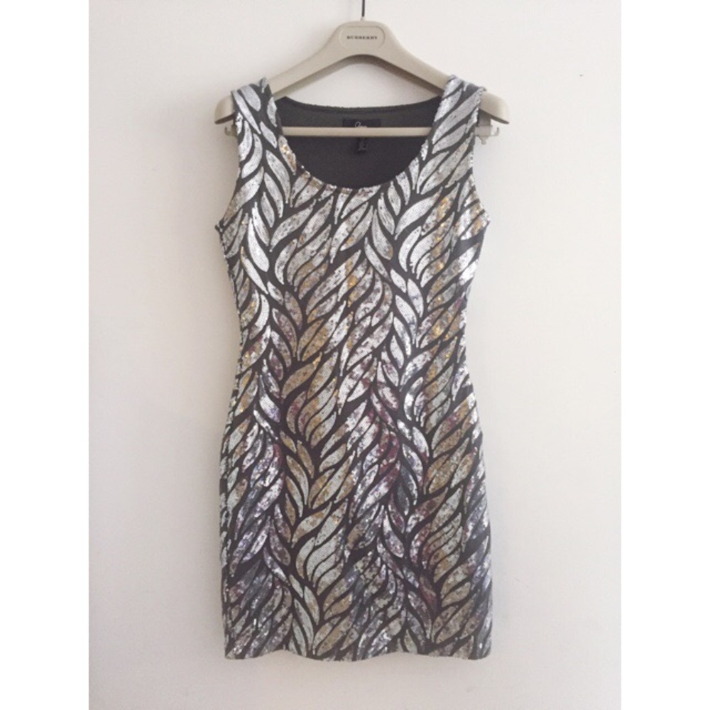 Grey Sequin Dress (XS)