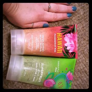 Bath and body works body scrub!