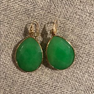 Stella and Dot sea green earrings!