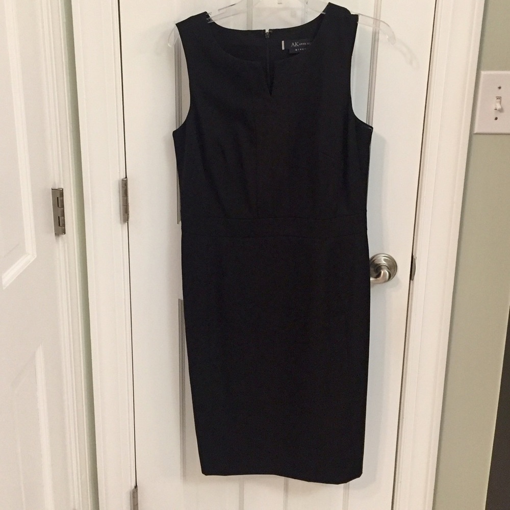 NWT ANNE Klein Black Sheath Dress