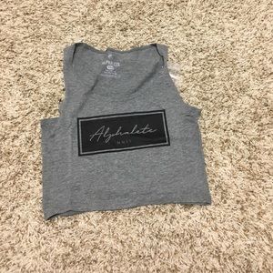 alphalete Tops - Alphalete gray crop alphalete Tops - Alphalete gray crop