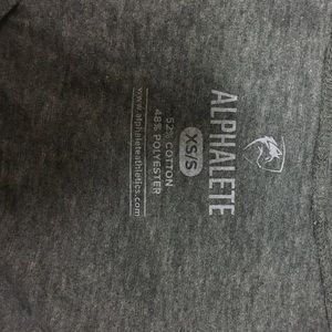 alphalete Tops - Alphalete gray crop alphalete Tops - Alphalete gray crop
