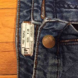 Free people jean shorts