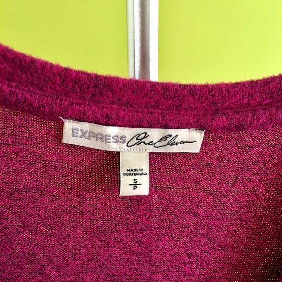 Fuscia soft sweater top women's small - Picture 2 of 3