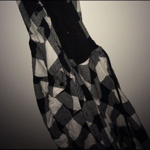 Black & White Flannel Jacket