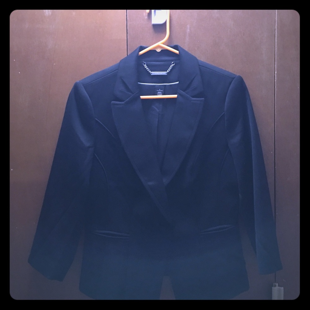 White House Black Market 3/4 sleeve tuxedo jacket