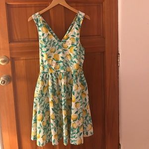 Elle Lemon Dress | Fit and Flare