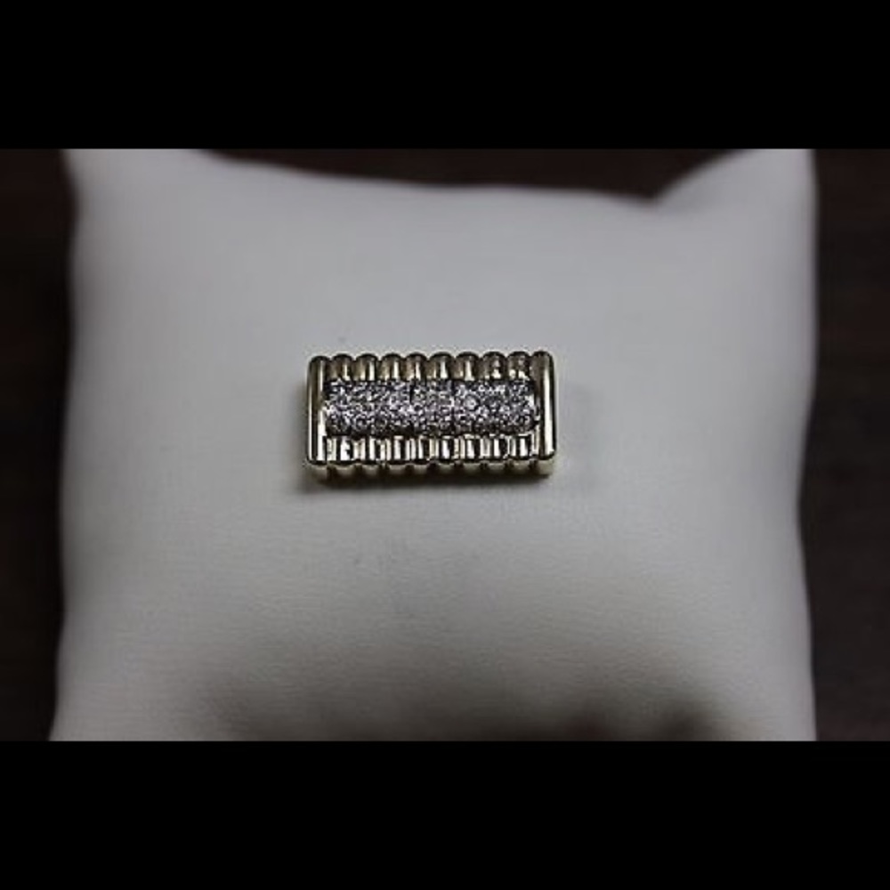 Omega Slide Charm 14K Yellow Gold