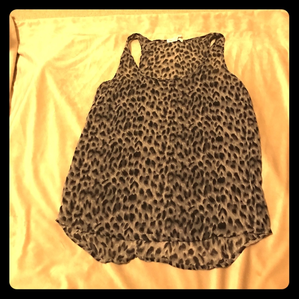 Cheetah print tank