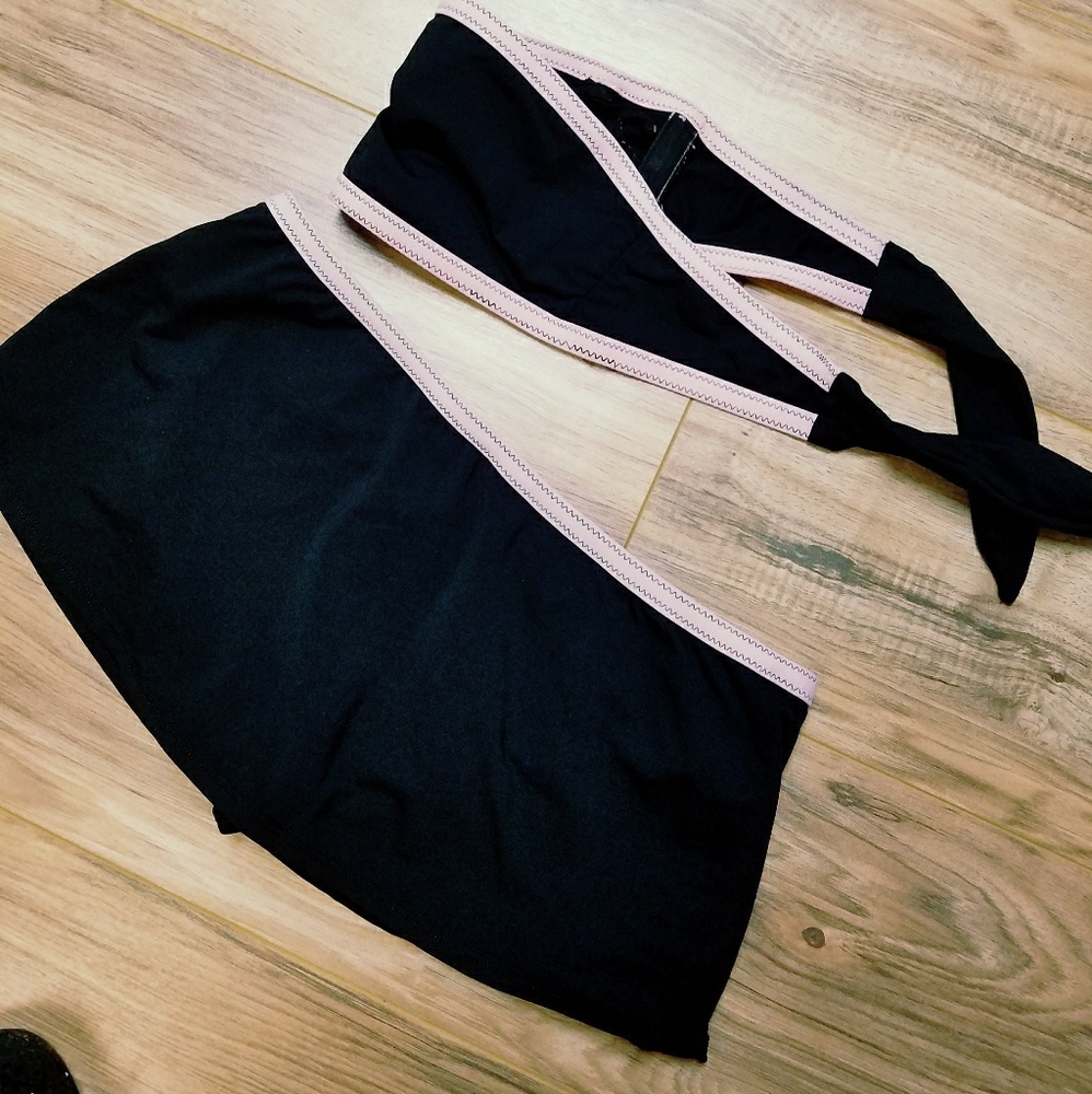 SALE!!Skirt/Strapless Swimsuit