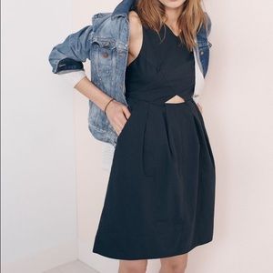 Madewell Cutout Sundress Navy