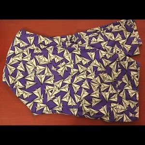 Lularoe RARE unicorn 🦄 Paper Airplane Leggings