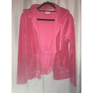 Juicy Couture velour track suit zip up