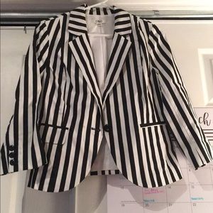Stripe Blazer