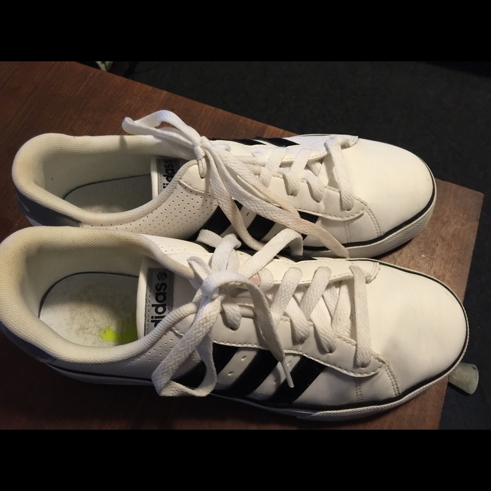 Adidas white shoes