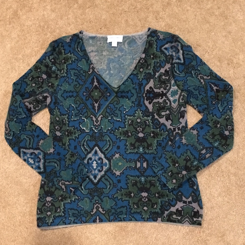 100% Cashmere Sweater ~ Charter Club