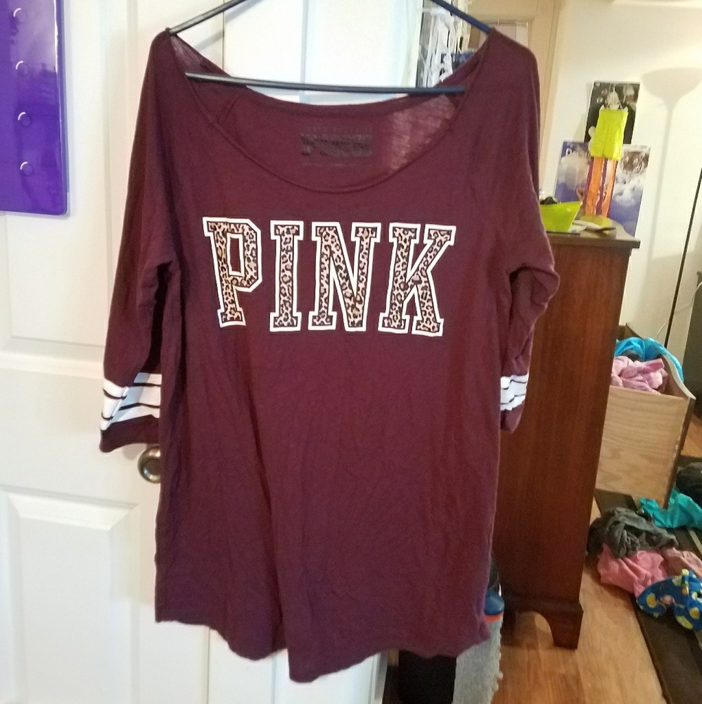 Large VS PINK Sleep Tee