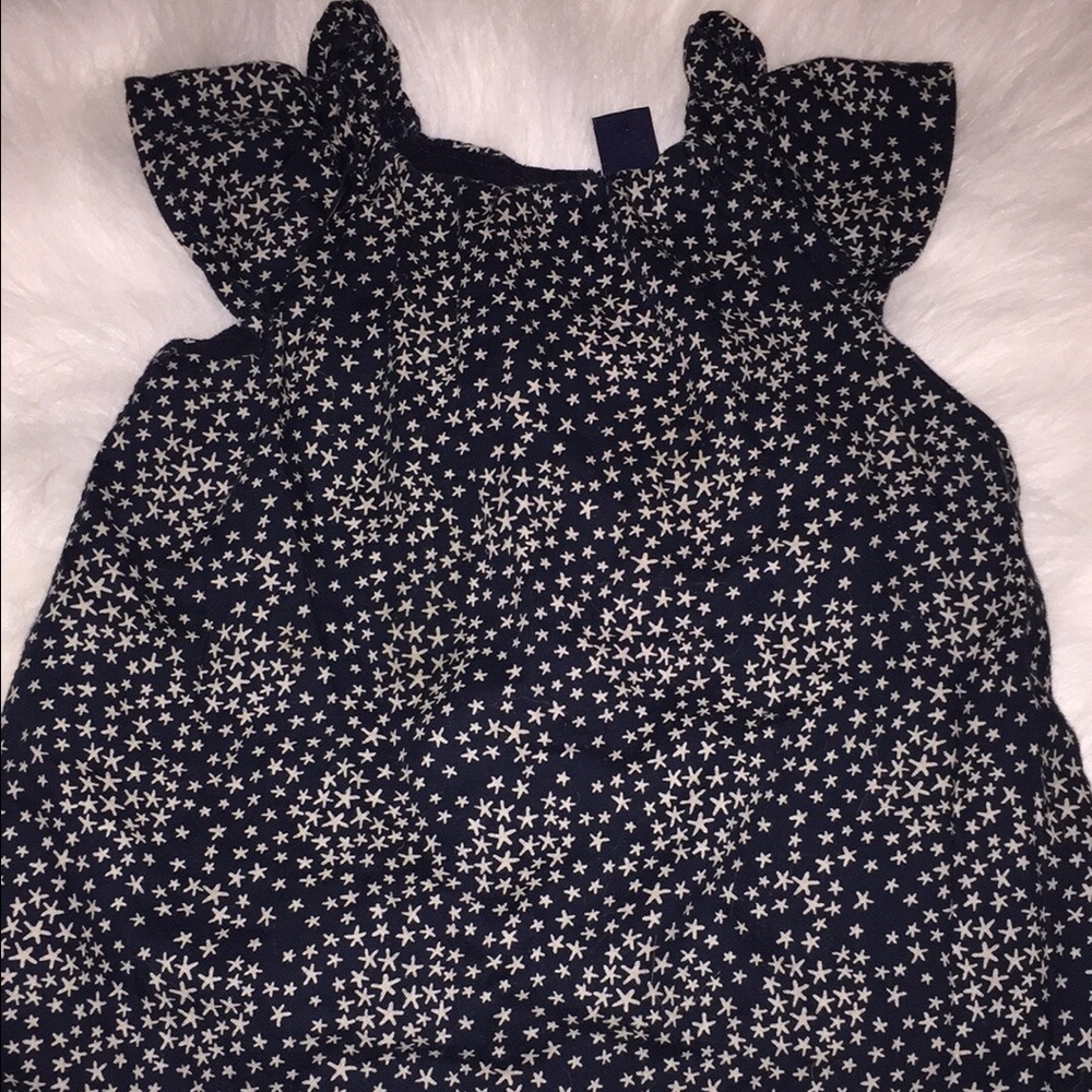 Babygap 2T star flutter sleeve shirt