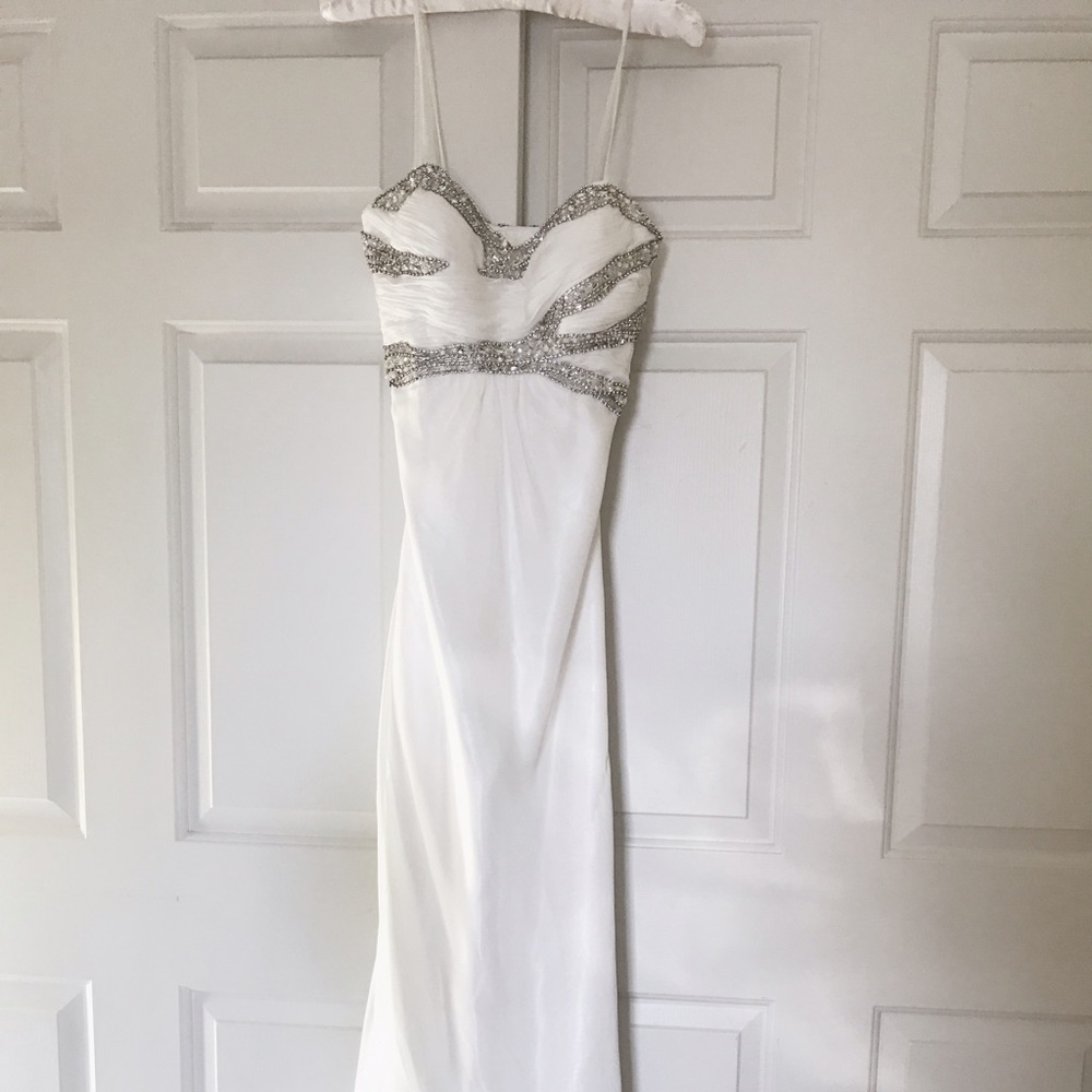 Elegant White Prom Dress *SALE*