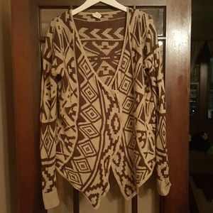 Brown & Tan Cardigan