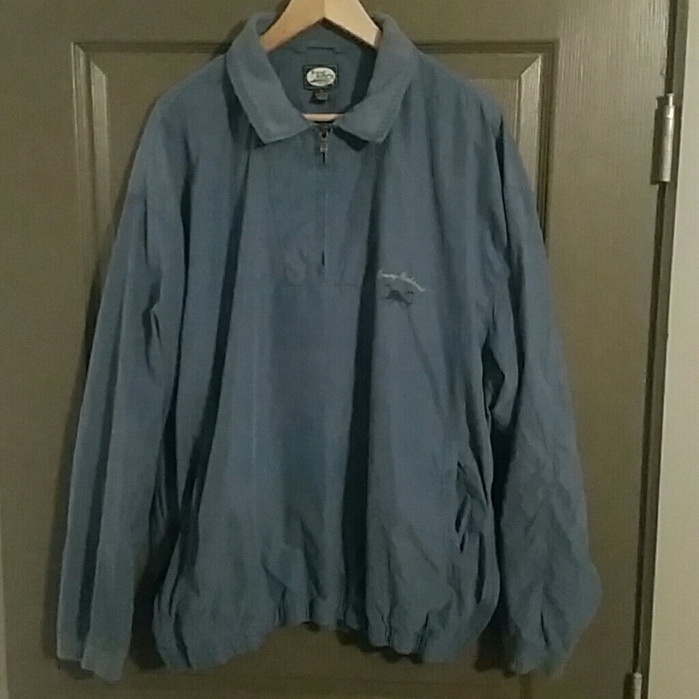 Men's Tommy Bahama quarter zip pullover jacket XL