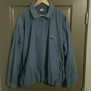 Men's Tommy Bahama quarter zip pullover jacket XL