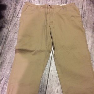 Men's pants tan size 40 X 30 John Ashford cotton