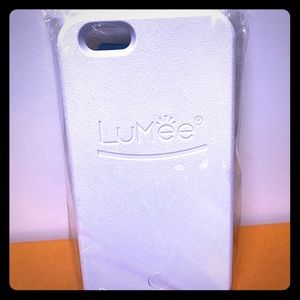 White lumee case iPhone 6 Plus