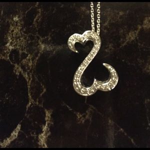 Kay Jewelers Diamond 'Open Heart' Necklace
