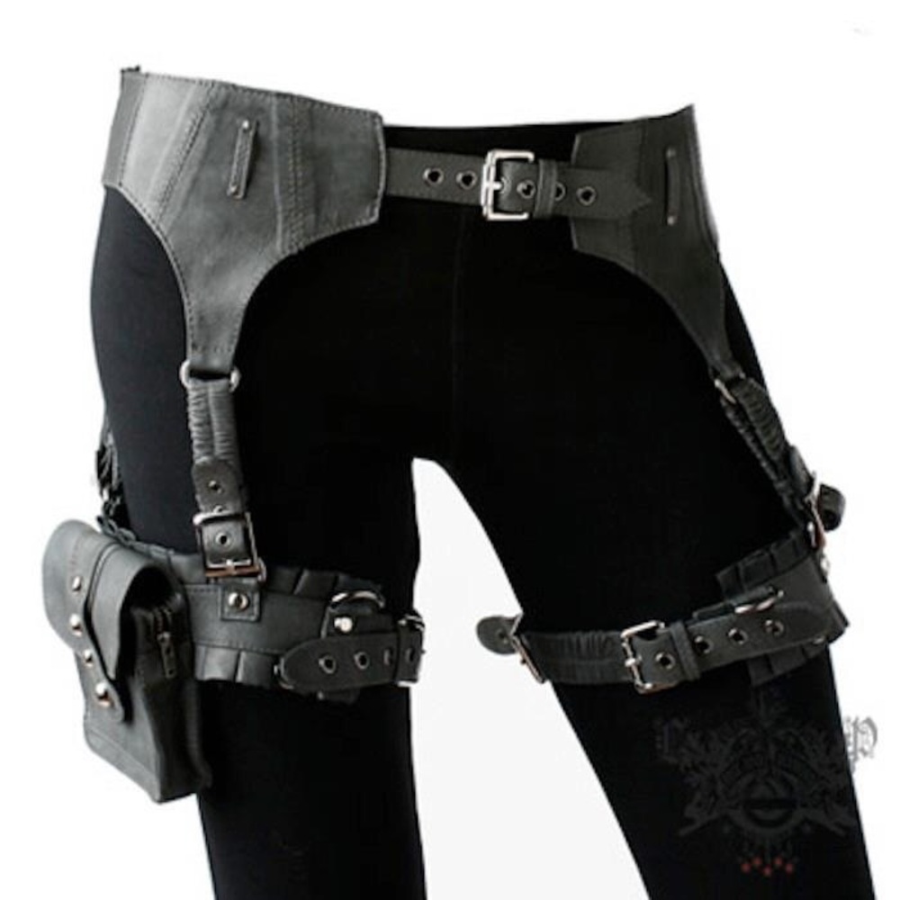 Skingraft Leather Garter Belt Purse