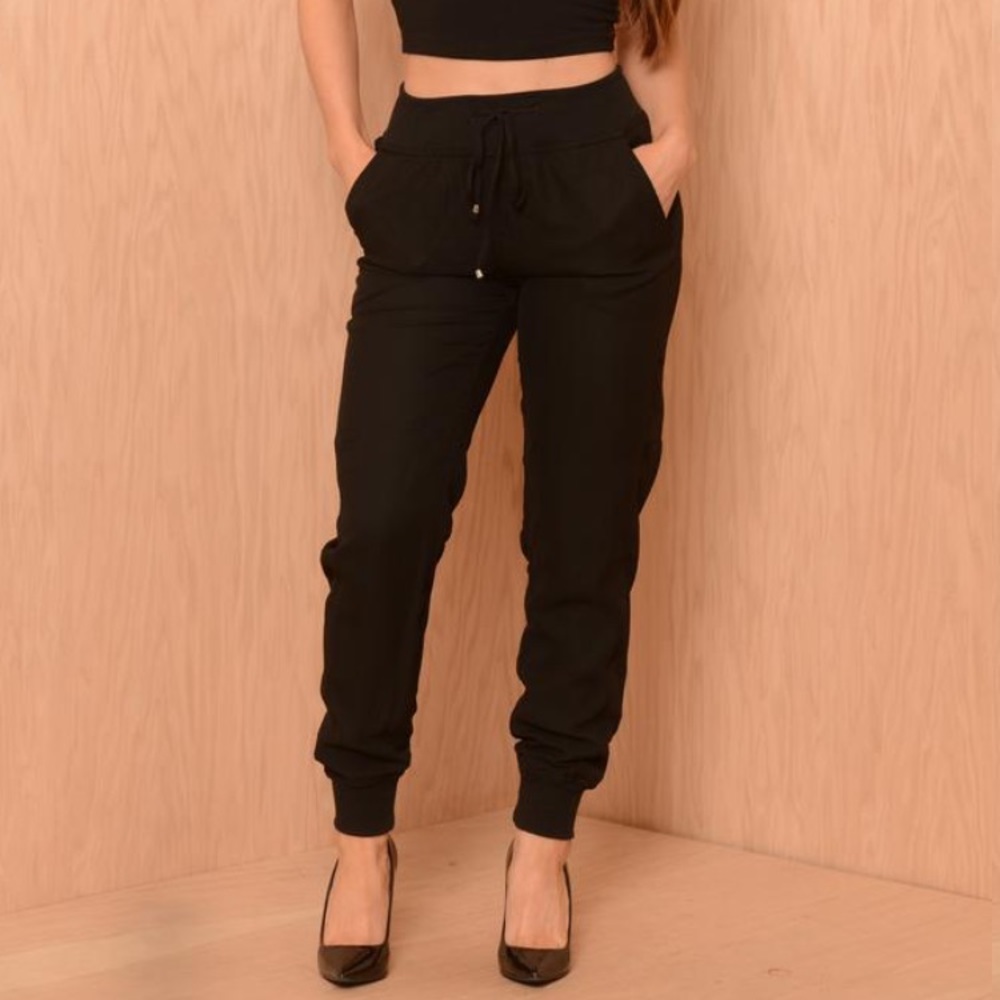 Black joggers