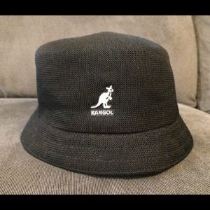 Black kangol hat