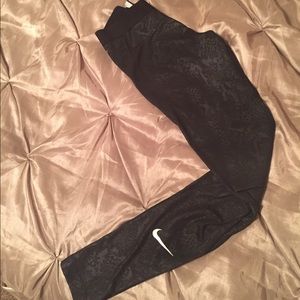 Nike Pro Snake Shiny/ Matte Print Full Length