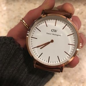 Lightly Worn Daniel Wellington Brown Watch 40mm
