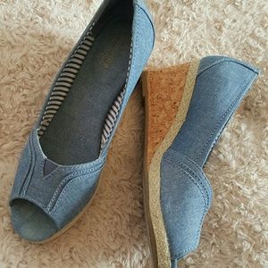 Sonoma Chambray Wedges